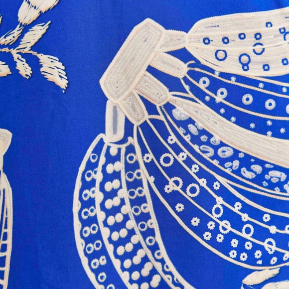 Farm Rio Blue Lace Banana Romper NWT - Picture 5 of 5